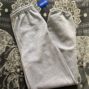 Gray sweatpants